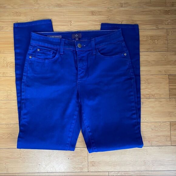 Stretchy Skinny Jeans - Color: BLUE - Picture 1 of 8